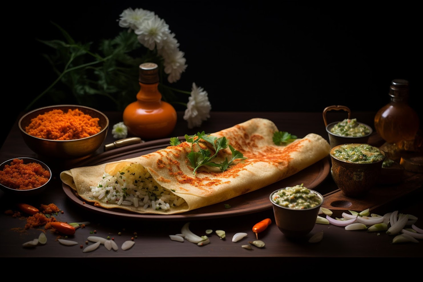 Tamil Nadu Dosa Point Ambiance